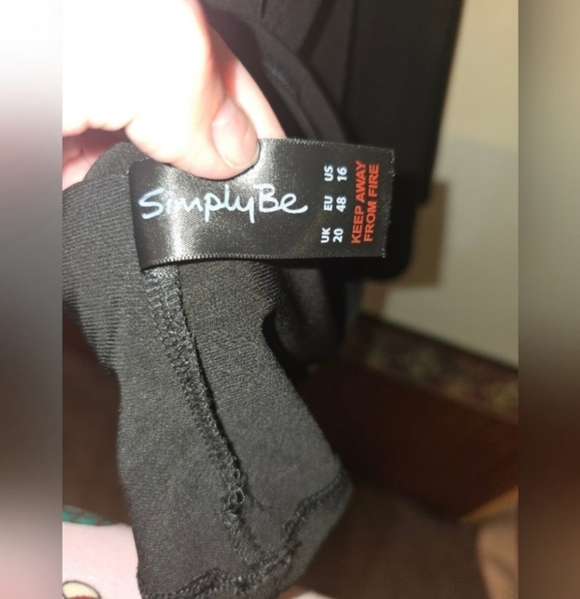 🍂🍁NWT ASOS SIMPLY BE plus size dress size 16 - Picture 5 of 7